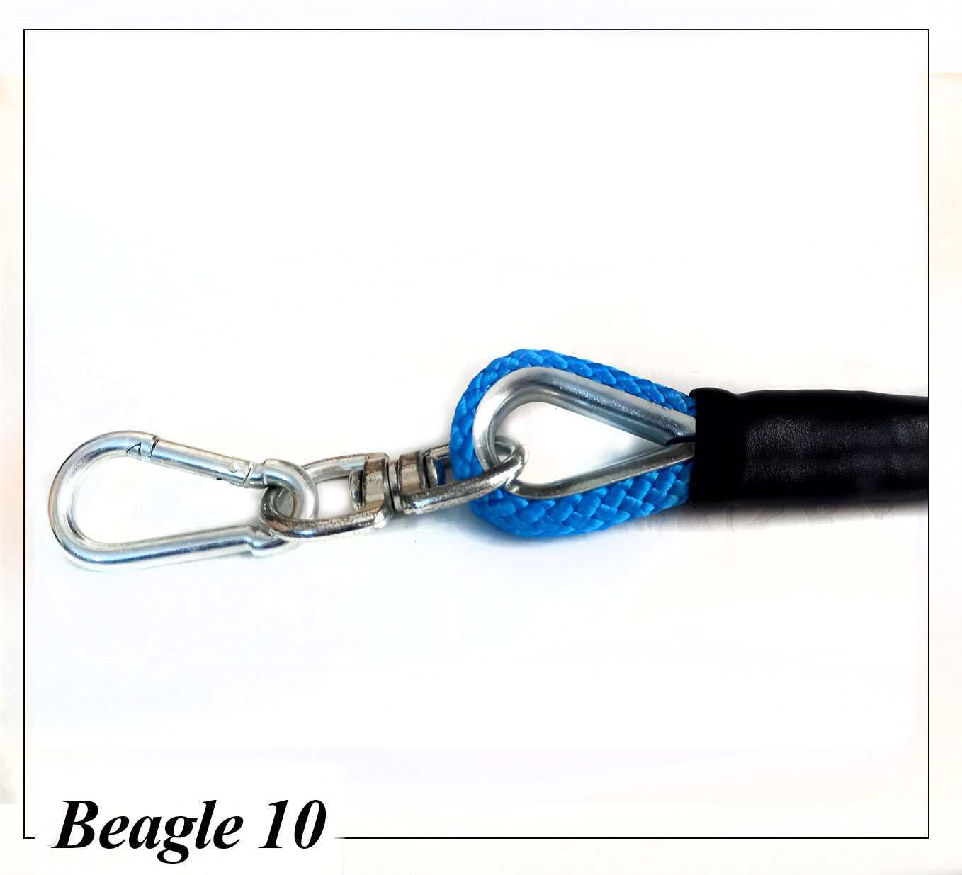 بیگل 10 تهیه شده از طناب پاراکورد با دوام و انعطاف پذیری بالا مناسب سگهای سبک وزن.