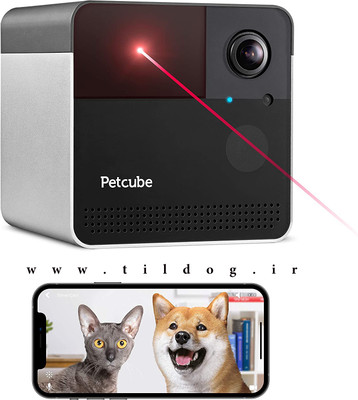دوربین وای فای با اسباب بازی لیزری برند : Petcue کد DL800