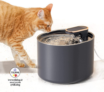 آبخوری اتوماتیک سگ و گربه HUIKYO  کد F105 ، با فیلتر حصیر و کربن