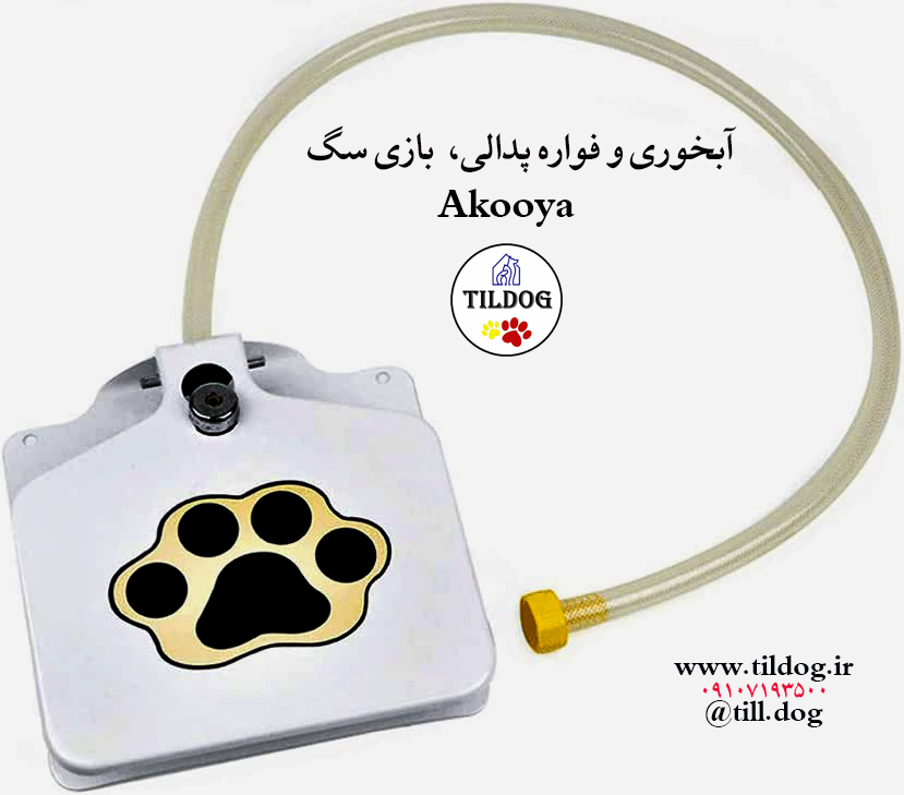 آبخوری و فواره پدالی،  بازی سگ برند: Akooya کد: AF630
