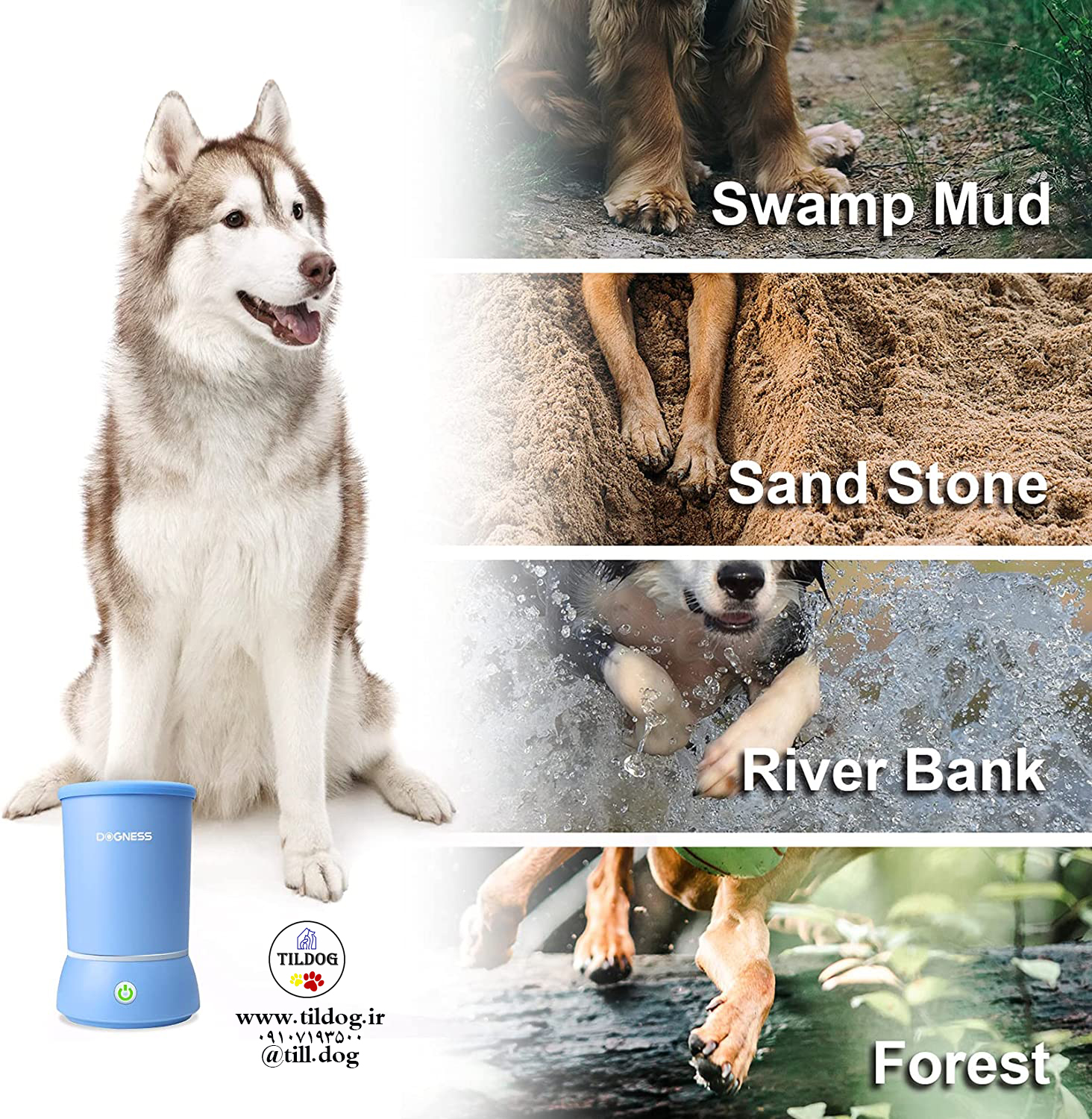 فنجان پاک کننده پنجه سگ از 157 برس سیلیکونی نرم با درجه غذایی ساخته شده است، ملایم، الاستیک و بادوام برای تمیز کردن و مراقبت عمیق، که برای حفظ بهداشت پنجه.