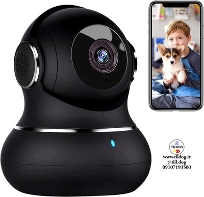 دوربین امنیتی خانگی 1080P برند Litokam کد DL600  برای حیوان خانگی/نوزاد/سالمند.