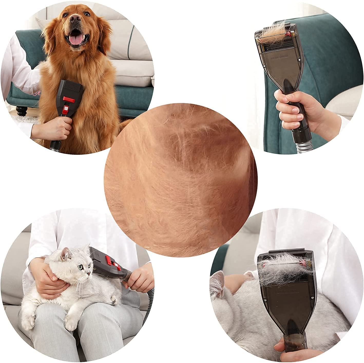   ابزار نوآورانه نظافت حیوانات خانگی: طراحی ثبت اختراع برای ریختن موهای حیوانات خانگی در هر فصل، به خصوص با عملکرد عالی روی سگ ها و گربه ها، صرفه جویی در وقت و انرژی