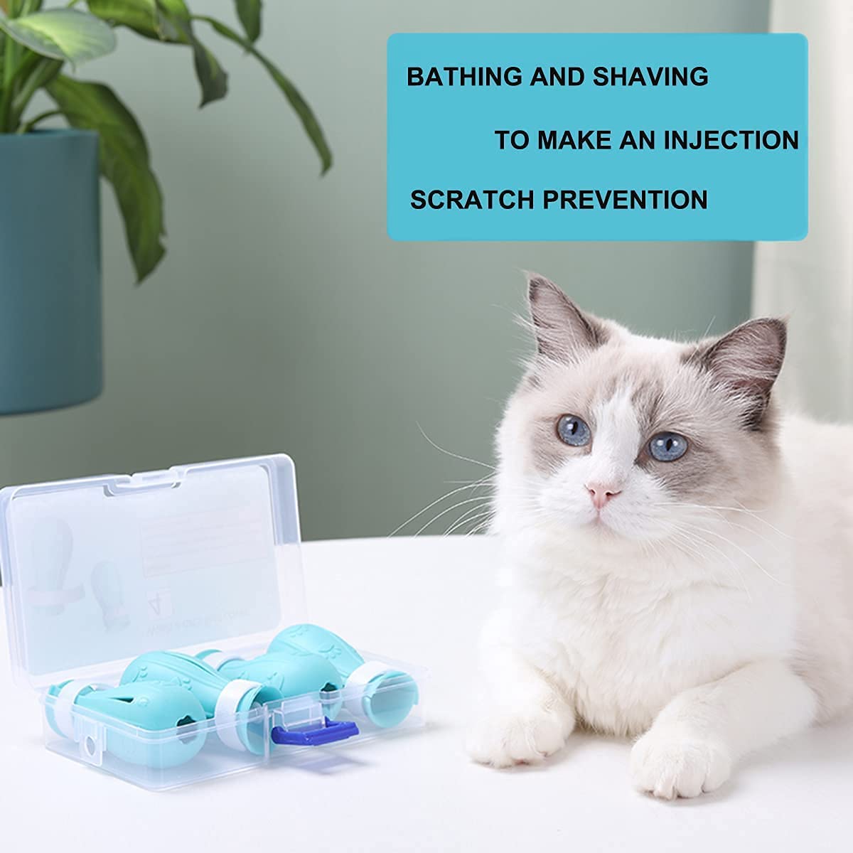  چکمه های محافظ می توانند پنجه های گربه را بپیچند، بنابراین می توانید بدون نگرانی برای گربه خود حمام کنید، تزریق کنید، دارو بدهید و اصلاح کنید.