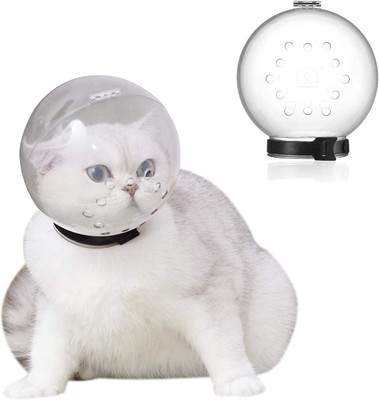 کلاه ایمنی قابل تنظیم گربه برند : MAKINGTEC کد : B 400 ،  تنفسی، پوزه های پاک کننده ضد گاز گرفتن برای بچه گربه