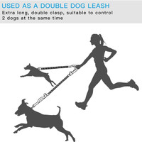 ساخت بانجی دوگانه قوی: طراحی بانجی دوتایی به جذب شوک، تکان و پرش از سگ‌ها تا وزن 150 پوند کمک می‌کند، فشار کمر را کاهش می‌دهد و خطر آسیب دیدگی را کاهش می‌دهد.