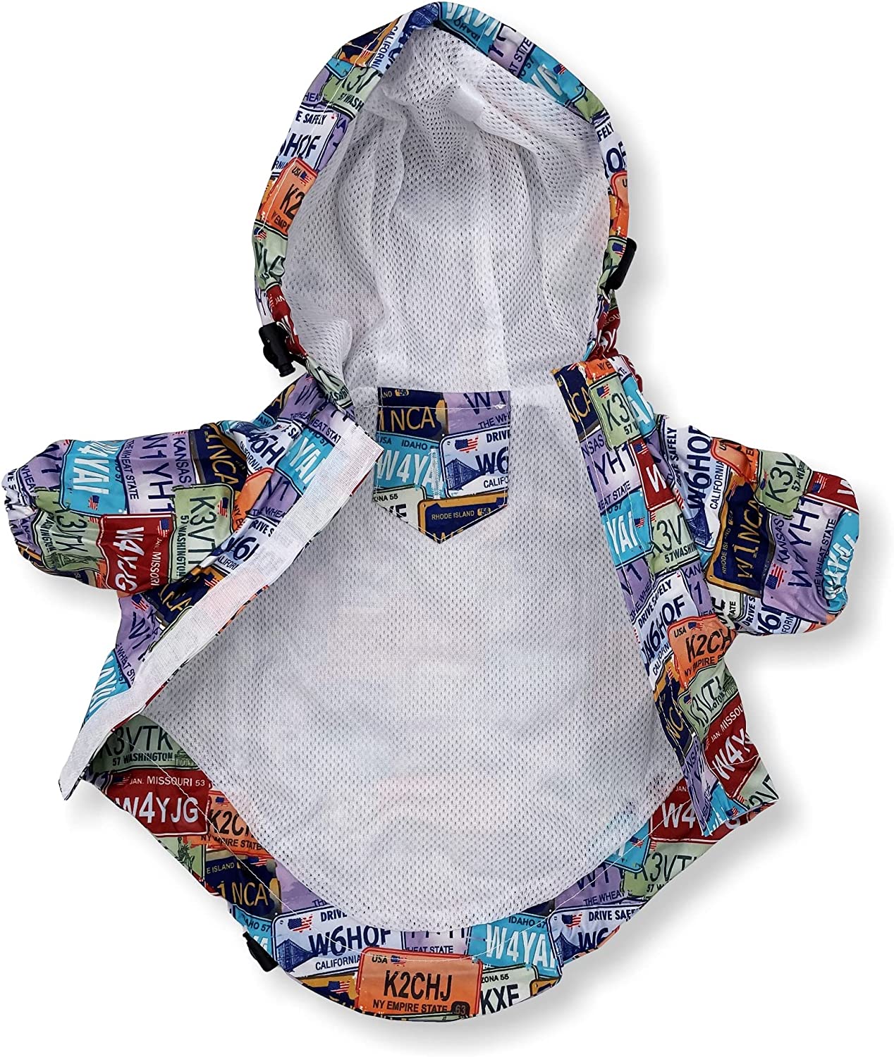  کت بارانی حیوان خانگی ساخته شده از پارچه ضد آب برای خشک و گرم نگه داشتن حیوان خانگی شما در روزهای بارانی.
