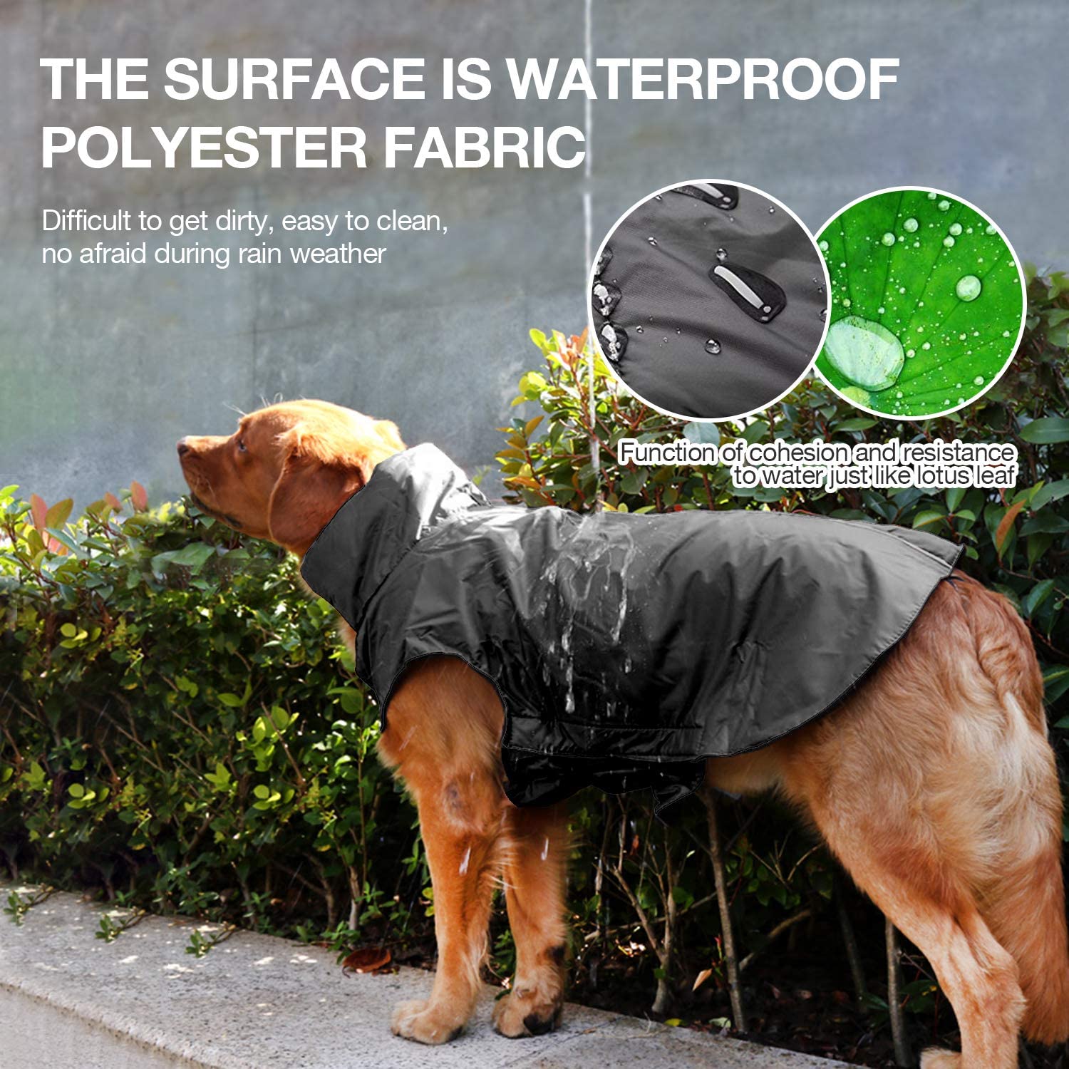  ژاکت ضد آب سگ بسیار سبک وزن است، آستر داخلی نرم و گرم است