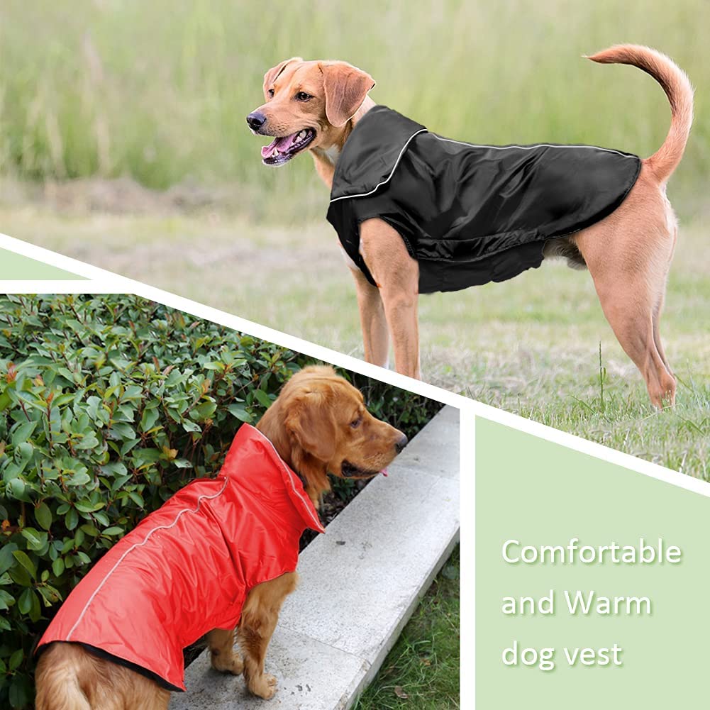 بارانی سگ IREENUO از پارچه پوشش داده شده ضد آب و مخمل داخلی فاکون ساخته شده است