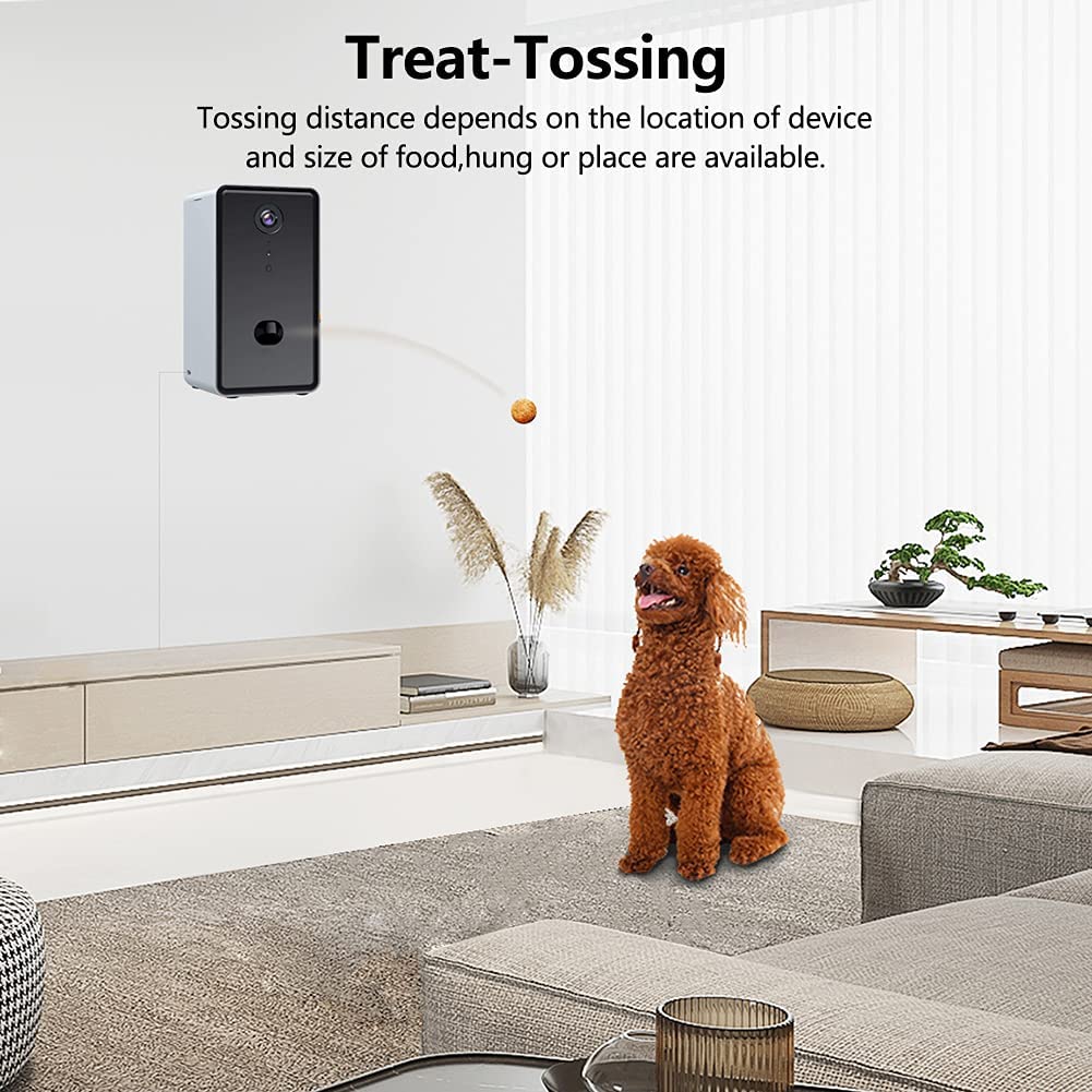 همچنین می‌توانید از دوربین سگ هوشمند به‌عنوان دستگاه نظارتی در زمانی که دور هستید استفاده کنید تا ببینید در خانه‌تان چه اتفاقی می‌افتد
