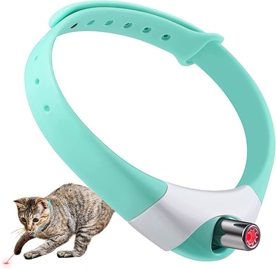 havit اسباب‌بازی‌های خودکار پوشیدنی گربه با چراغ‌های LED، قلاده سرگرم‌کننده هوشمند الکتریکی برای بچه گربه