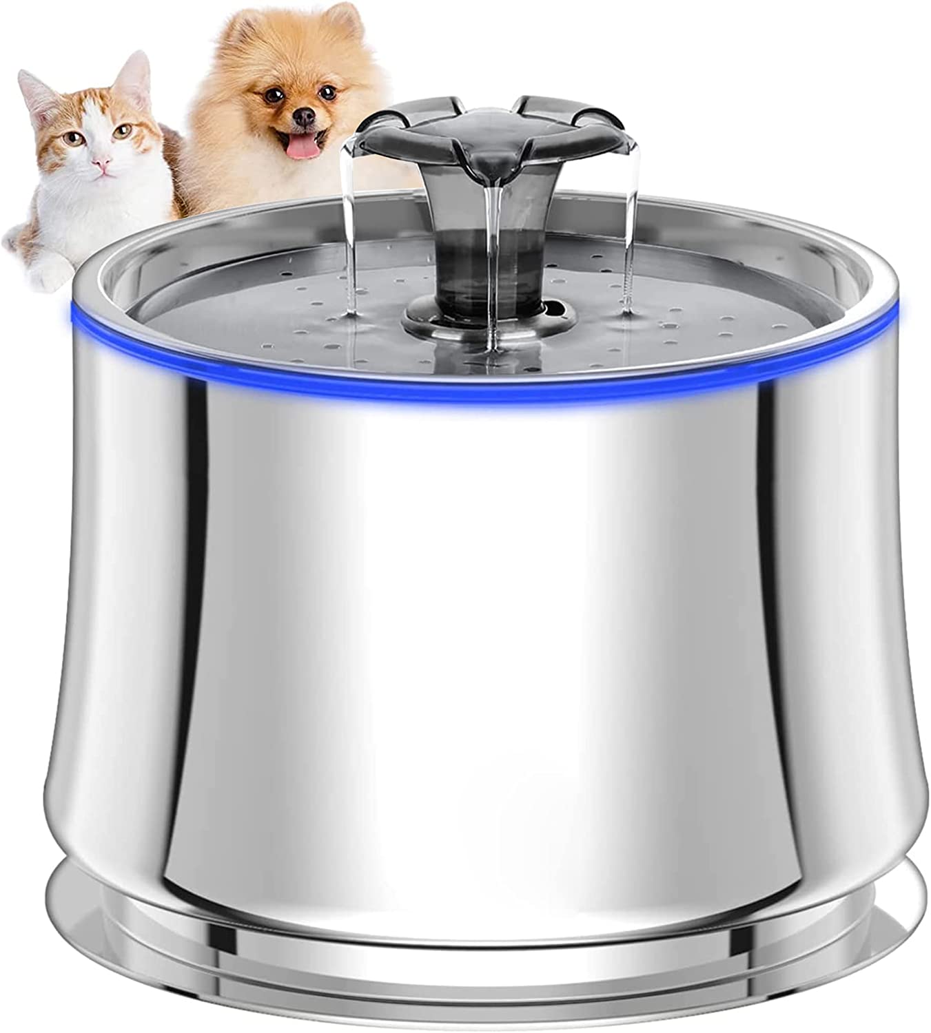 آبخوری خودکار استنلس استیل / 2.5  لیتری ، گربه و سگ برند: Generic کد : F119