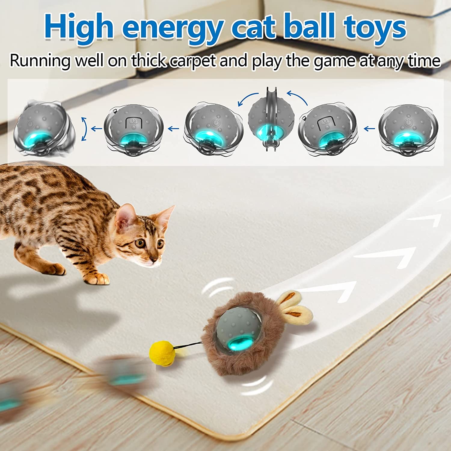  اگر در عرض 1 ساعت هیچ لمسی برای شروع وجود نداشته باشد، اسباب بازی های الکترونیکی گربه به طور خودکار به مدت 30 ثانیه شروع به کار می کنند و سپس وارد حالت آماده به کار می شوند و غیره.
