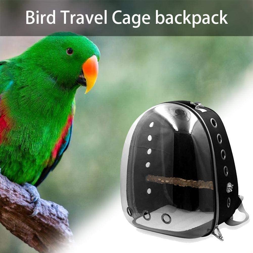    استفاده از کیف حمل طوطی آسان است، با قفس شیک و شفاف برای آوردن پرنده خود به دامپزشک یا مکان های دیگر راحت است.
