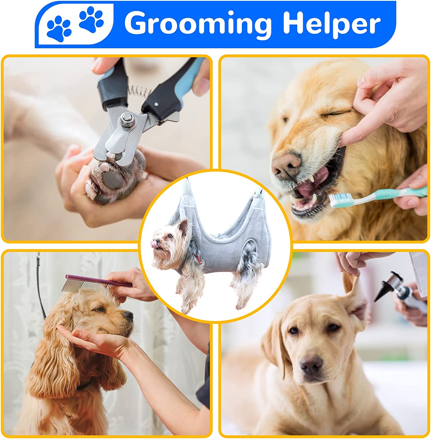  اگر سگ شما از کوتاه کردن ناخن یا ساییدن ناخن متنفر است، از این بانوج سگ برای نظافت استفاده کنید
