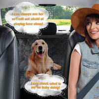  روکش صندلی سگ CGG با پنجره توری گردش هوای بهتری را برای سگ شما در تابستان و زمستان فراهم می کند.