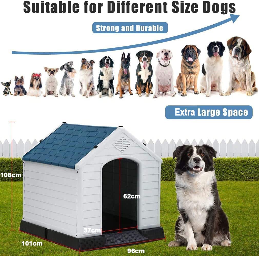 طراحی شده با 2 دریچه در جلو و عقب، خانه سگ SKADE گردش خوب هوا را تضمین می کند
