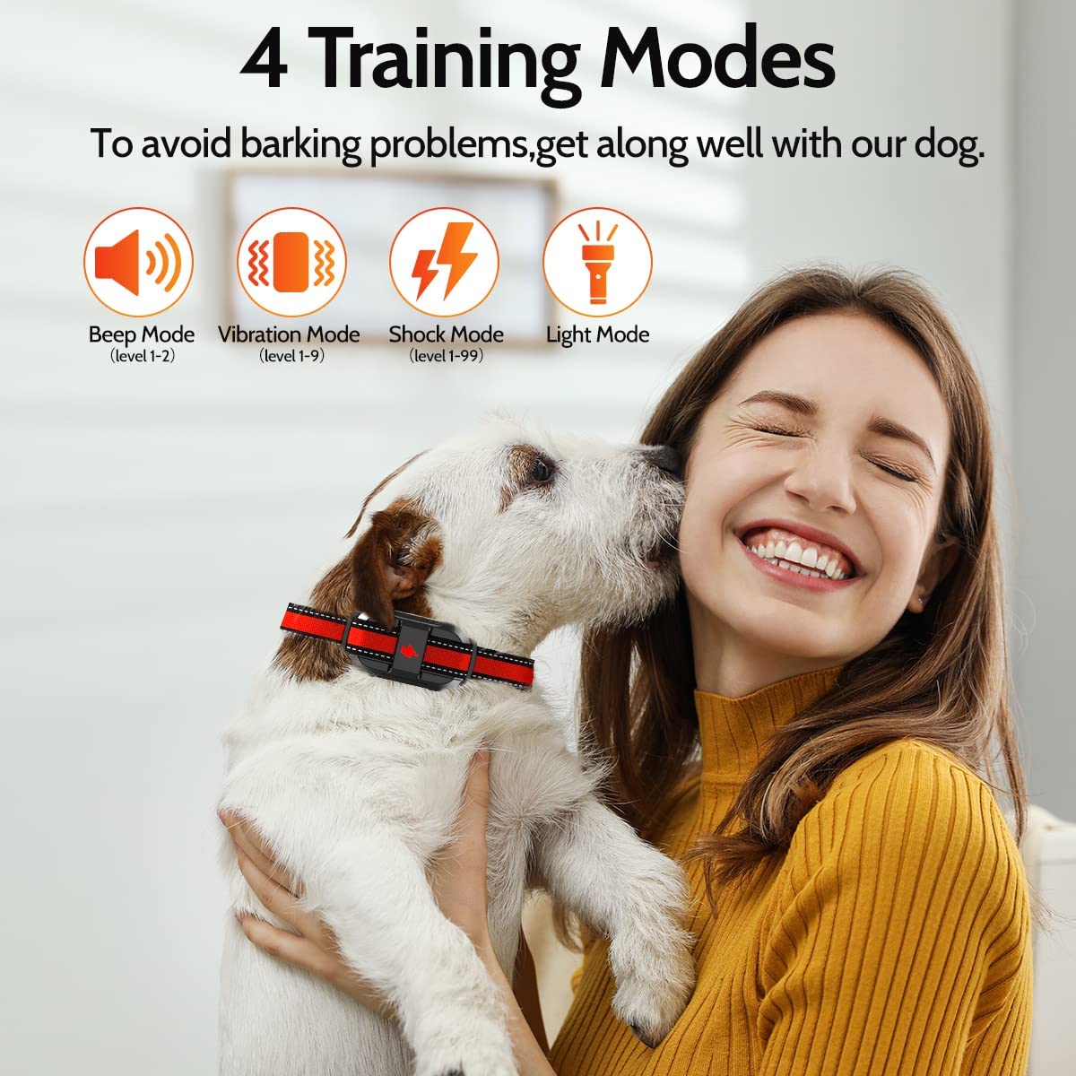  قلاده آموزش سگ با باتری شبانه و بادوام، استفاده از آن برای خانواده شما بسیار آسان است. با شارژ کامل در عرض 2 ساعت، قلاده سگ می تواند تا 45 روز دوام بیاورد.