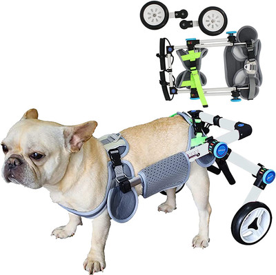ویلچر سگ ، صندلی چرخدار سگ قابل تنظیم ( ویلچر حیوانات خانگی ) برند : ZDYLM  کد : W 210