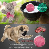 اسباب بازی های موش GOOLA از پنبه طبیعی با کیفیت بالا، بادوام و غیر سمی و لاستیک طبیعی ساخته شده اند که سطح نرم و الاستیک برای سگ شما ایمن است.