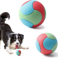 اسباب بازی 2 بسته توپ لاستیکی سگ، توپ آموزش و جویدن سگ برند: Naroume کد : AB 730