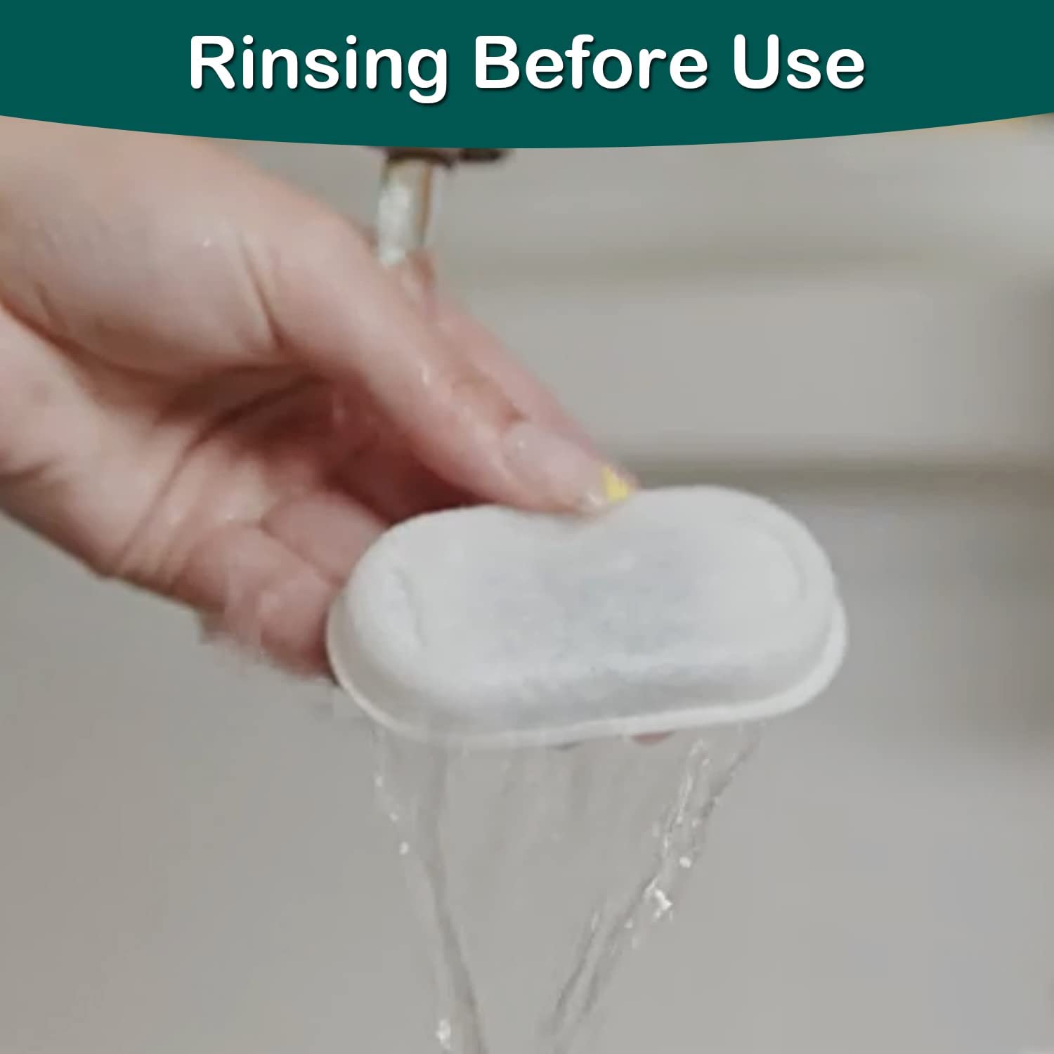 قبل از استفاده، فیلتر را خیس کنید و با آب تمیز بشویید