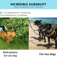 طول قابل تنظیم خوب به طوری که سگ ها بتوانند بدون محدود کردن خودشان راحت باشند، مناسب برای تمام سگ های متوسط ​​و بزرگ