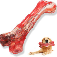 استخوان لاستیکی سگ ، اسباب بازی سگ غیرقابل تخریب بزرگ برند: SANLOWR  کد : AB 810
