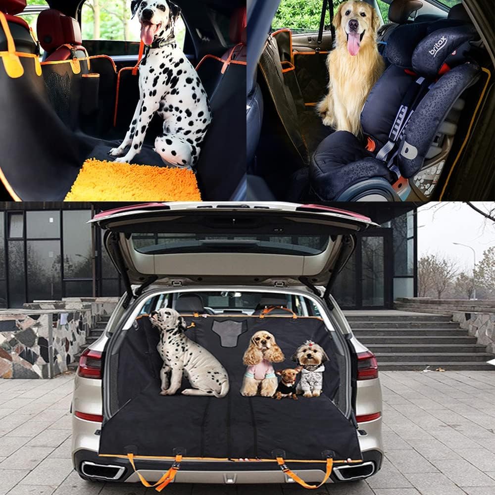کاور صندلی عقب ماشین حیوانات خانگی ، روکش محافظ صندلی عقب خودرو ، ضد آب ، ضد چسبندگی  برند : Mofish  کد : SM 623