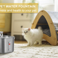 آب خوری گربه و سگ ، استنلس استیل با سنسور برند :  NIBEMINENT  کد : F 139