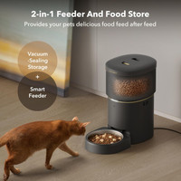 فیدرهای اتوماتیک گربه با خلاء مهر و موم شده ، تغذیه کننده خودکار حیوانات خانگی با خلاء. برند : PETLIBRO کد : F 144