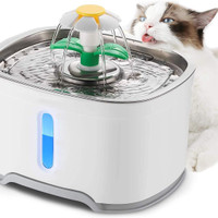 فواره آب حیوانات خانگی  با فیلتر آب برای نوشیدن گربه ، 2.5 لیتر برند: ADIA کد : F 145