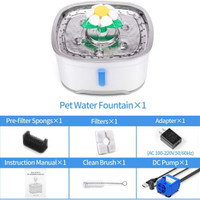 فواره آب حیوانات خانگی  با فیلتر آب برای نوشیدن گربه ، 2.5 لیتر برند: ADIA کد : F 145
