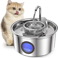 آبخوری اتوماتیک گربه ، مجهز به سیستم فیلتراسیون چهار لایه پیشرفته برند :  Angju  کد : F 147