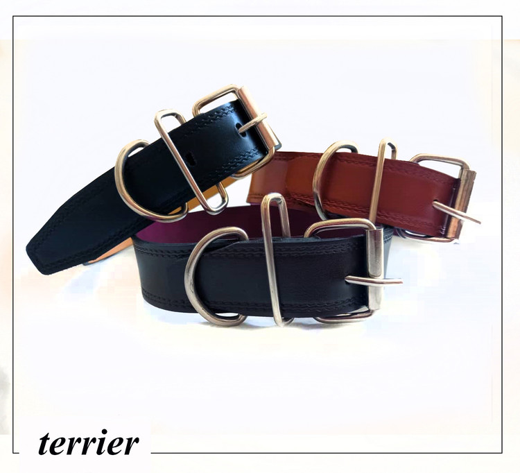 تهیه شده از چرم مصنوعی و یراق مرغوب ، مناسب انواع سگ