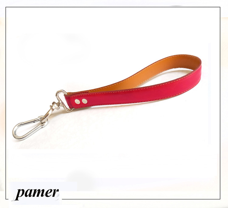 لید پامر تهیه شده از چرم مصنوعی و یراق فولادی مناسب سگهای بزرگ جهت همراهی در مکانهای خاص می باشد.