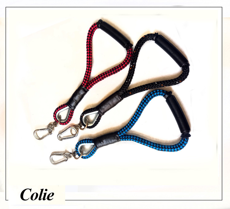 لید همراه کولی تهیه شده از طناب پاراکورد و یراق فولادی مناسب برای سگهای بزرگ و سنگین وزن می باشد.