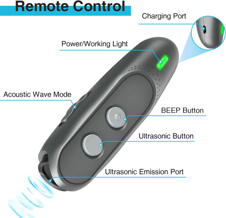 دارای یک دکمه عملکرد بوق است که می توانید قبل از هر بار انتشار اولتراسونیک ،دکمه بوق را فشار دهید، هم بوق و هم اولتراسونیک به آنها کمک می کند تا بفهمند که رفتارهای بد آنها باعث تجربه ناراحت کننده می شود و در نهایت سگ شما آرام می گیرد.