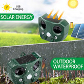 می تواند یا با انرژی خورشیدی شارژ شود و یا از طریق منبع تغذیه USB (کابل شارژ USB موجود است). درای یک LED چشمک زن قوی است که می تواند حیوانات وحشی مانند راکون، گراز وحشی، مار و غیره را براحتی بترساند.