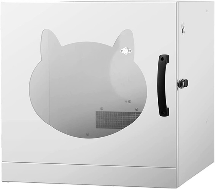 جعبه خشک کن اتوماتیک حیوان خانگی MXICNC کد P60 با ظرفیت بزرگ 75 لیتر، انواع مختلف سگ وگربه را به طوری که کمتر عصبی می شوند در خود جای می دهد.