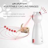 اسباب بازی جدید سرگرم کننده گربه سگ ، دارای نشانگر لیزری چرخان خودکار ، تجربه منحصر به فرد و اسرارآمیزی را برای شکار ،چالش برانگیز ایجاد می کند.