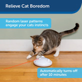 اسباببازی لیزر گربه خودکار PetSafe ، هر زمان بازی را واقعاً منحصر به فرد و سرگرمکننده میکند، با لیزر قرمز متحرک تصادفی هر بارحیوان خانگی شما را مجذوب خود میکند.
