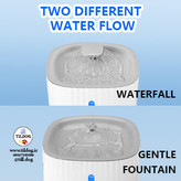 فیلتراسیون گردش 360 درجه، تصفیه غیر متناوب 24 ساعته ، تصفیه  کننده آب حیوانات خانگی مجهز به یک فیلتر است، هر فیلتر از نایلون و لایه فیبر تشکیل شده است.