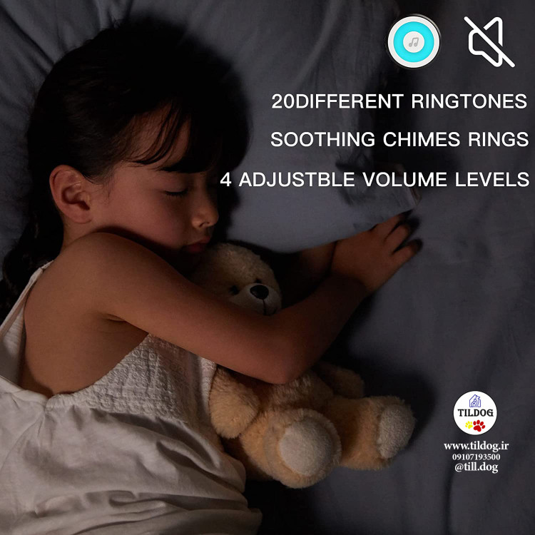 زنگ سگ دارای 20 صدای زنگ آهنگ و 4 سطح صدا است، حلقه زنگی را انتخاب کنید که از آن لذت می برید!