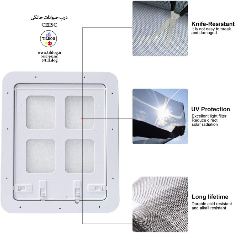 شما به راحتی درب صفحه نمایش، پانل ها و پاسیو یا هر قسمت صفحه نمایش دیگر و غیره را می توانید نصب کنید.