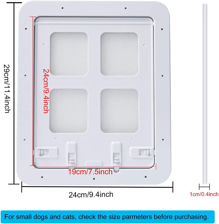قاب درب گربه از مواد ABS با کیفیت بالا ساخته شده است، نخ مش از مواد گران قیمت ساخته شده است و قوی و بادوام است.