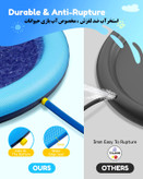 پد اسپلش پتست داگ از مواد PVC بدون BPA و با کیفیت بالا ساخته شده است