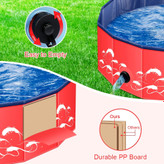 این استخر می تواند یک استخر شنا خنک برای حیوان خانگی یا کودک دوست داشتنی شما برای بازی یا حمام کردن در فضای باز فراهم کند.