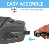 فواره آب سگ شامل سه نازل است، میتوانید نازلها را برای سه مدل مختلف آب به دلخواه تغییر دهید