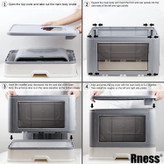 یک ورودی عریضتر، ظاهر زیباییشناسی مدرنتر و یک کشو با طراحی افقی.